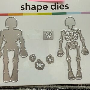 Silver Skeleton and Figure Shape Dies